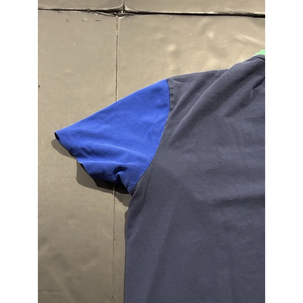 Polo Ralph Lauren Colorblock Pocket T-Shirt Navy Red Blue Yellow Large